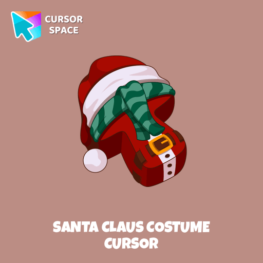 Santa Claus Costume cursor arrow cursor